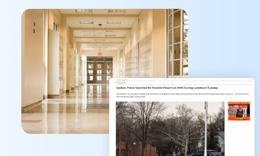 Westfield High School Gun Threat Lockdown