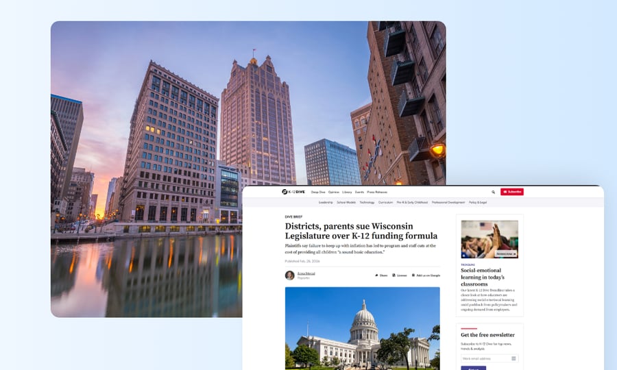 Wisconsin School Districts Sue Legislature Over K-12 Funding Cuts Affecting Security Programs