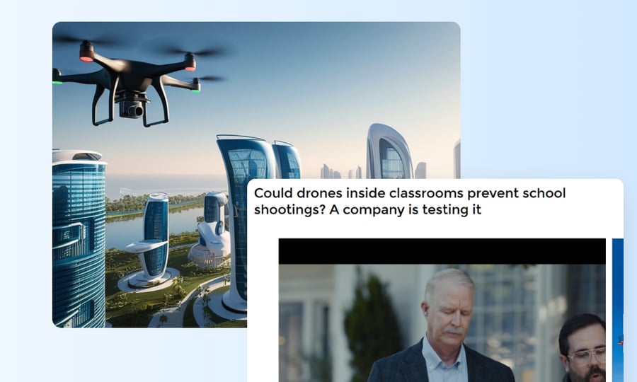 Could Drones Inside Classrooms Prevent School Shootings? Campus Guardian Angel Is Testing the Idea