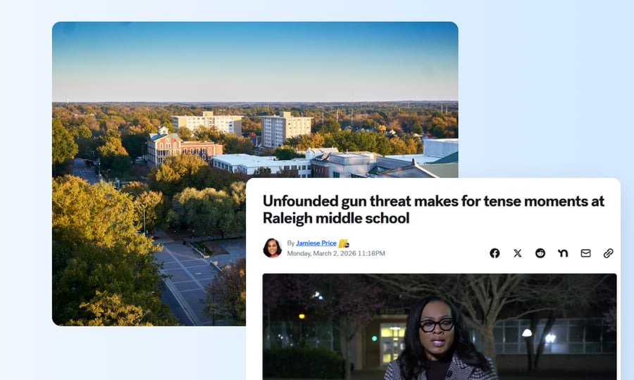 Ligon Magnet Middle School Raleigh Gun Report Investigation