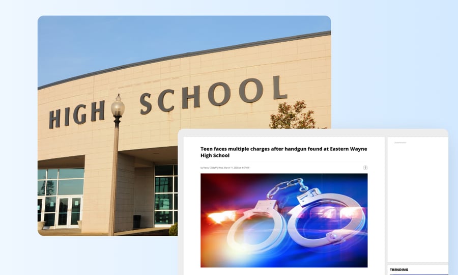 Eastern Wayne High School Teen Arrested with Handgun