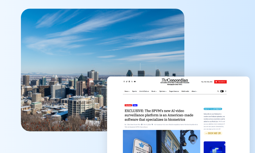 Montreal's SPVM implements new American AI biometric surveillance platform, raising questions about urban security technology adoption and privacy implications.