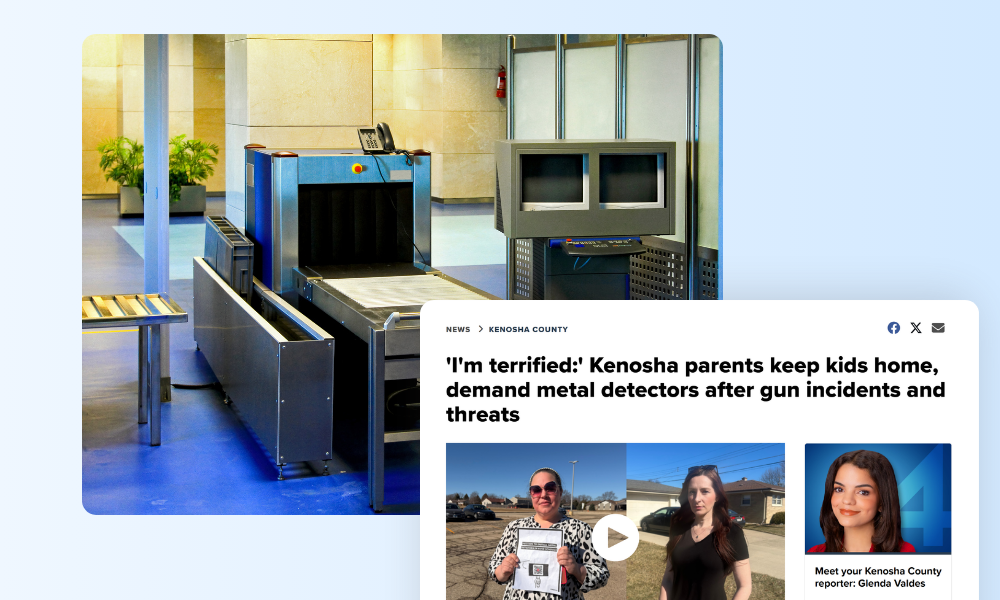 Kenosha parents keep children home after gun incidents and threats, demanding metal detectors. How schools can enhance weapon detection capabilities.