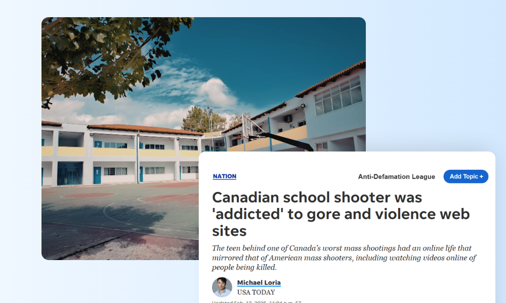 Canadian school shooter's addiction to gore websites reveals critical gaps in digital threat detection. Learn how AI-powered security can identify warning signs.