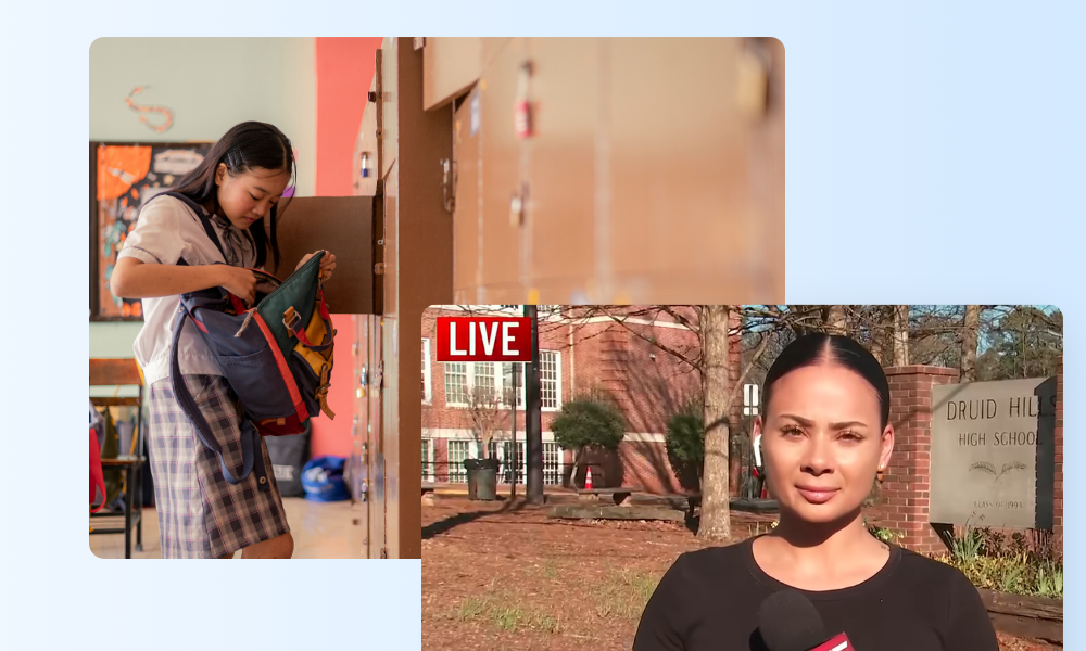 Weapon detection technology at Druid Hills High School successfully identified a threat in a student backpack, showcasing AI security systems in action.