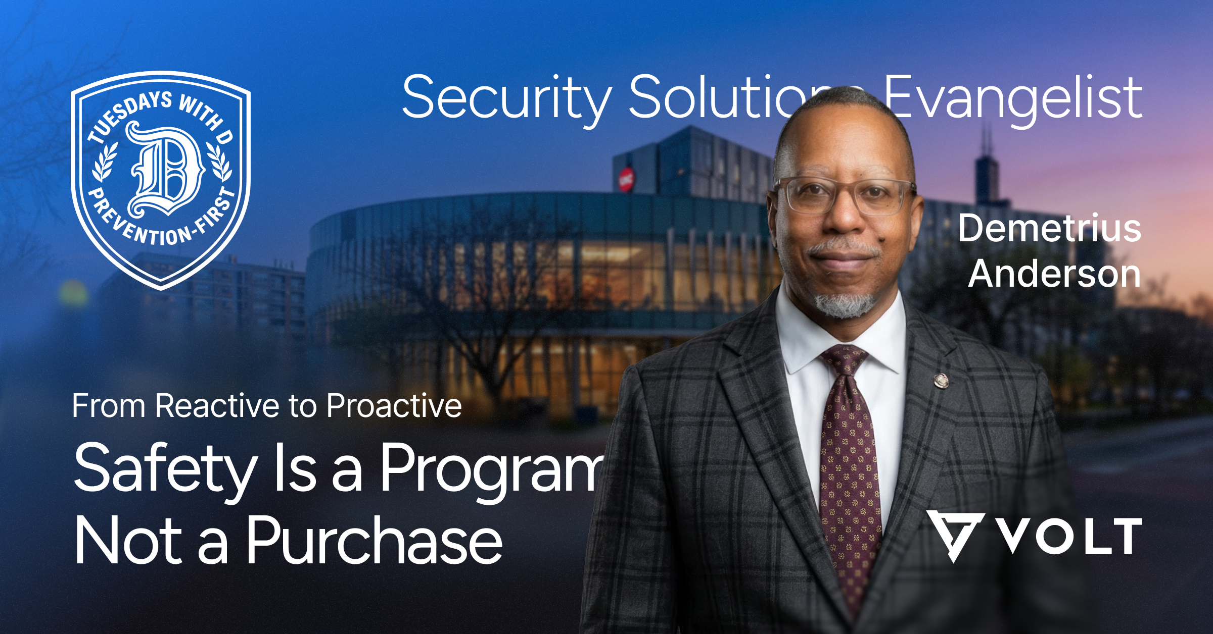 Safety is a program not a purchase